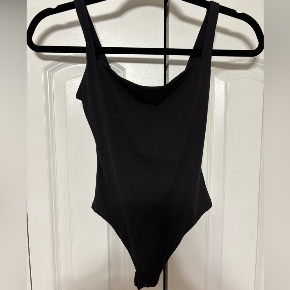 SKIMS Classic Black Bodysuit